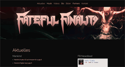 Desktop Screenshot of fateful-finality.de